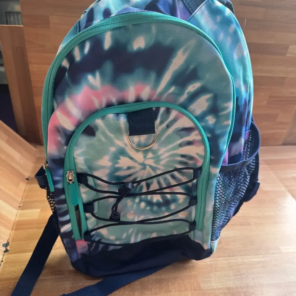 Pottery Barn Teen Gear-Up Oceana Spiral Tie-Dye Recycled Backpack.